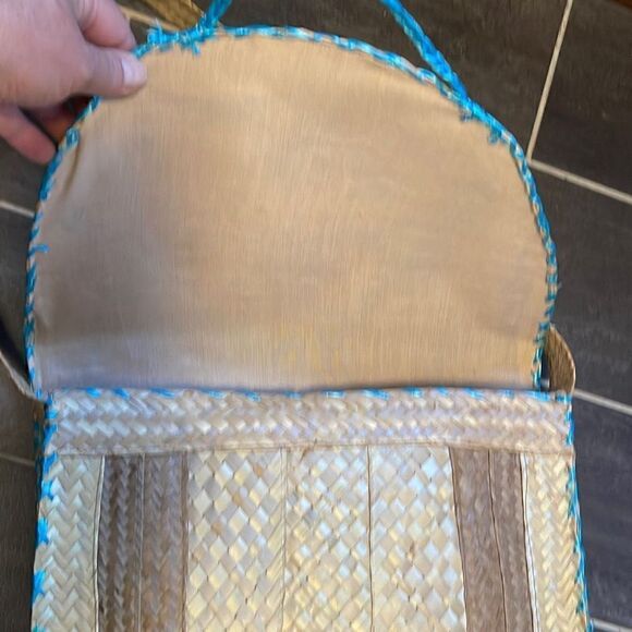 Summer straw handbag  - Picture 7 of 8